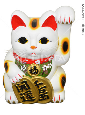 招き猫(クリッピングパス付き) 招き猫(クリッピングパス付き) 16029459