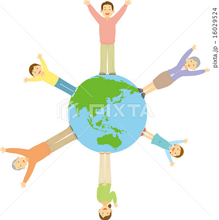 三世代家族と地球 16029524