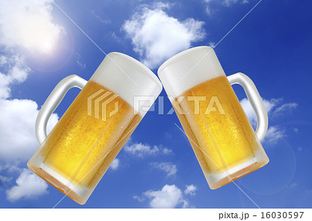 青空と生ビール 16030597