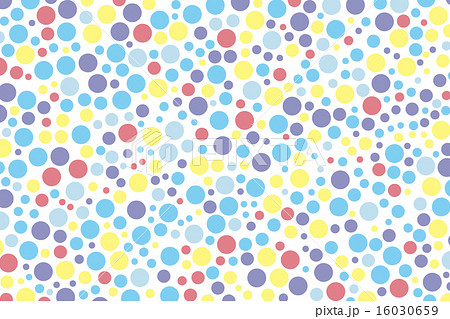 ディザ 水玉 水玉模様 水玉柄 ポッカドット 円 円形 円型 丸 丸い ディンプル 点々 ドット 点のイラスト素材