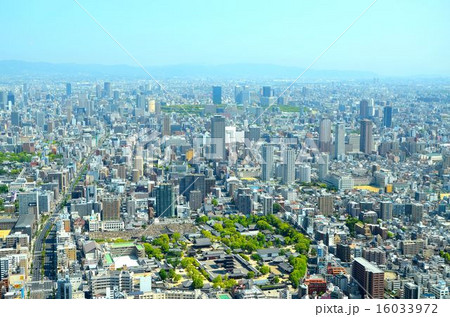 大阪 あべのハルカスからの眺望(北方面) 大阪 あべのハルカスからの眺望(北方面) 16033972
