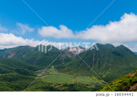 平治岳から見る坊がつる、くじゅう連山 平治岳から見る坊がつる、くじゅう連山 16034441