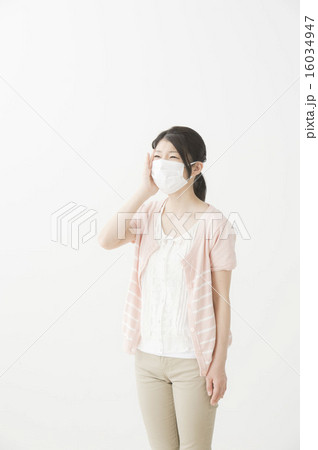 マスクをした女性(20代) マスクをした女性(20代) 16034947