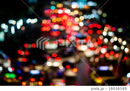 Abstract traffic lighting, Blurred 16036589