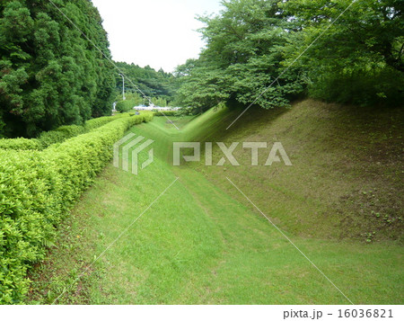 山中城　三の丸堀 16036821