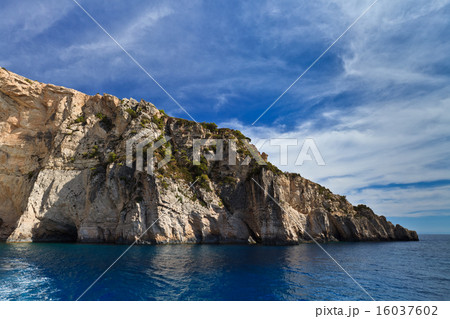 mountain slope in Zakynthos island, Greece mountain slope in Zakynthos island, Greece 16037602