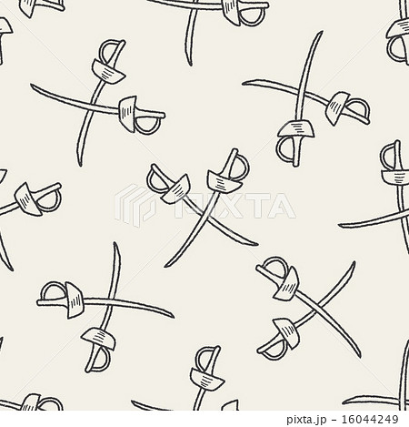 fencing doodle seamless pattern background fencing doodle seamless pattern background 16044249