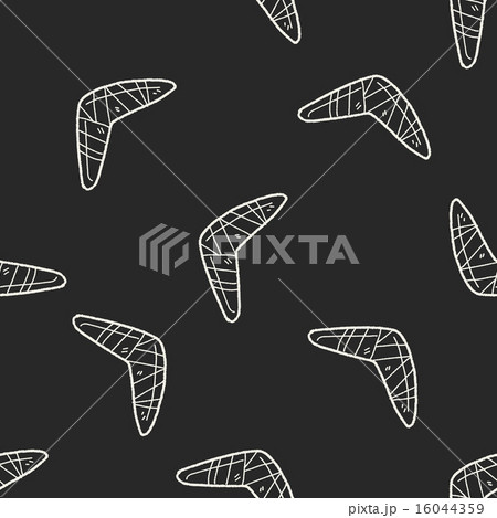 boomerang doodle seamless pattern background 16044359