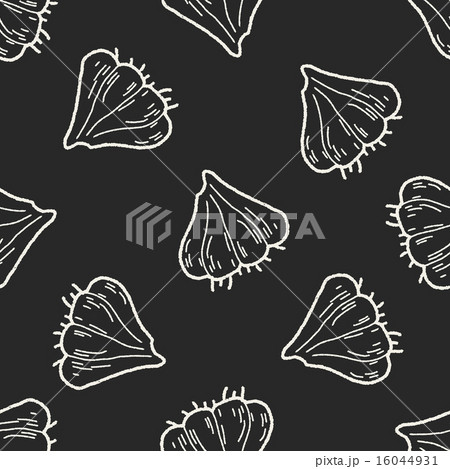 Garlic doodle seamless pattern background Garlic doodle seamless pattern background 16044931