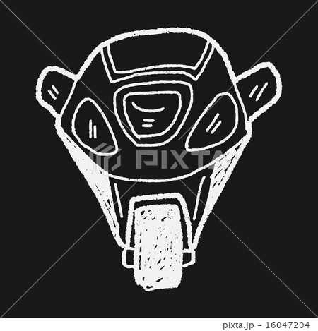 motorcycle doodle 16047204