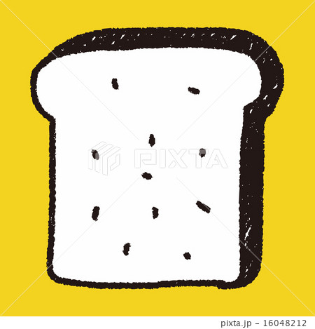 toast doodle drawing 16048212