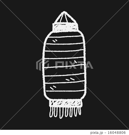 Chinese New Year; Chinese decorative lantern doodle 16048806