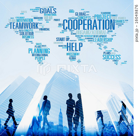 Cooperation Teamwork Assistance Help Support Concept Cooperation Teamwork Assistance Help Support Concept 16049876
