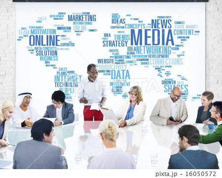 Social Media Internet Connection Global Communications Networkin 16050572
