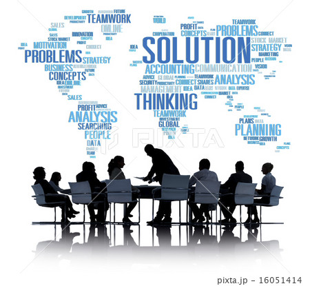 Solution Solve Problem Strategy Vision Decision Concept 16051414