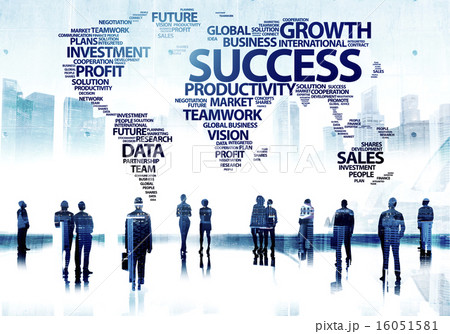 Silhouette Business People Togetherness Success Cityscape Concep Silhouette Business People Togetherness Success Cityscape Concep 16051581