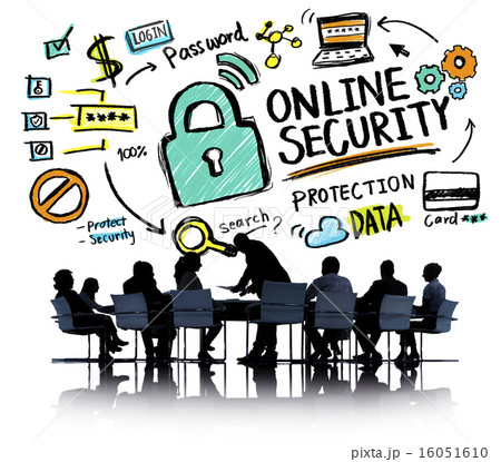 Online Security Protection Internet Safety Business Meeting Conc 16051610