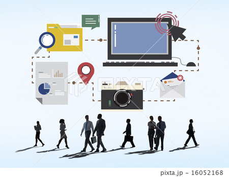 Technology Media Social Network Connection Concept Technology Media Social Network Connection Concept 16052168