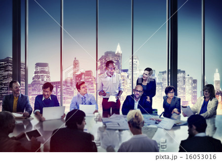 Business People Meeting Office Corporate Team Concept Business People Meeting Office Corporate Team Concept 16053016