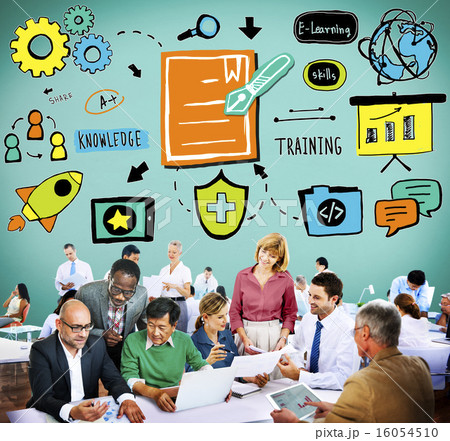 Knowledge Training E-Learning Skills Start Up Launch Concept 16054510