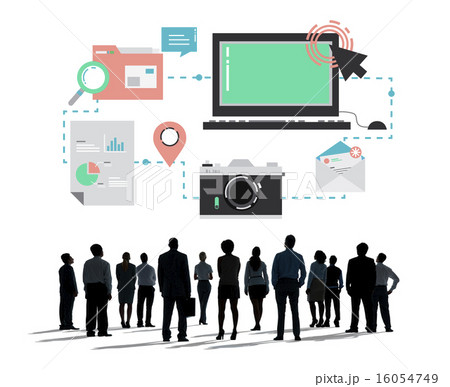 Technology Media Social Network Connection Concept Technology Media Social Network Connection Concept 16054749