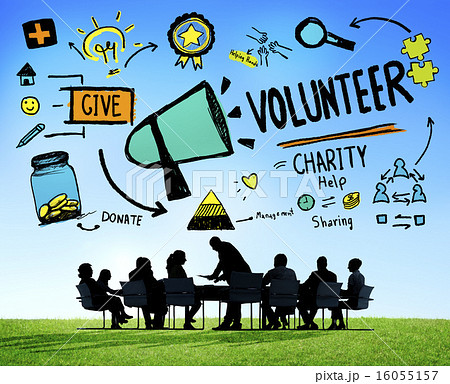 Volunteer Charity and Relief Work Donation Help Concept Volunteer Charity and Relief Work Donation Help Concept 16055157