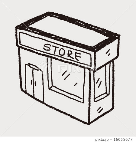 shop store doodle drawing shop store doodle drawing 16055677