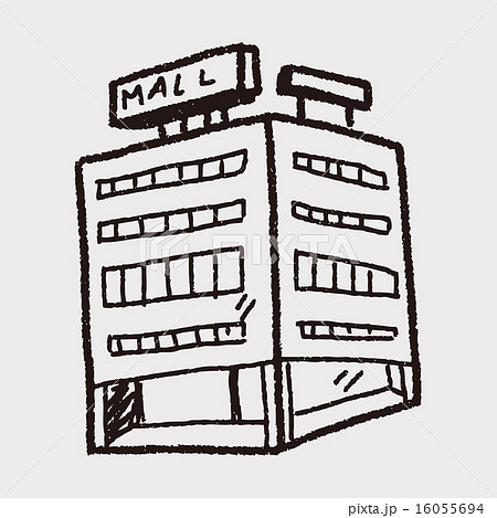 shop mall doodle drawing 16055694