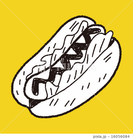Doodle Hot Dog 16056084
