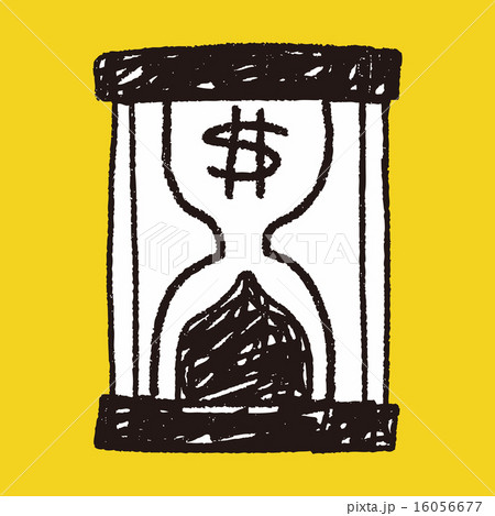 money hourglass doodle money hourglass doodle 16056677