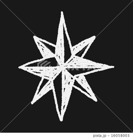 compass star doodle 16058003