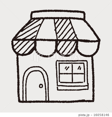 shop store doodle drawing 16058146