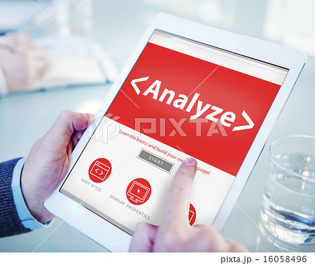 Digital Online Analyze Plan Research Working Concept Digital Online Analyze Plan Research Working Concept 16058496