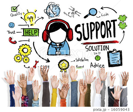 Support Solution Advice Help Care Satisfaction Quality Concept Support Solution Advice Help Care Satisfaction Quality Concept 16059043