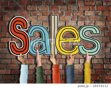 Group of Diverse People's Hands Holding Sales 16059212