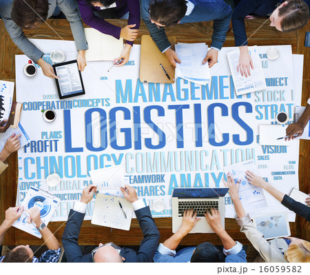Logistics Management Freight Service Production Concept Logistics Management Freight Service Production Concept 16059582