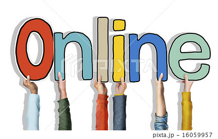 Online Word Concepts Isolated on Background 16059957