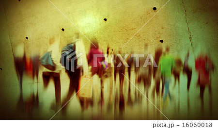 Casual People Rush Hour Walking Commuting City Concept Casual People Rush Hour Walking Commuting City Concept 16060018