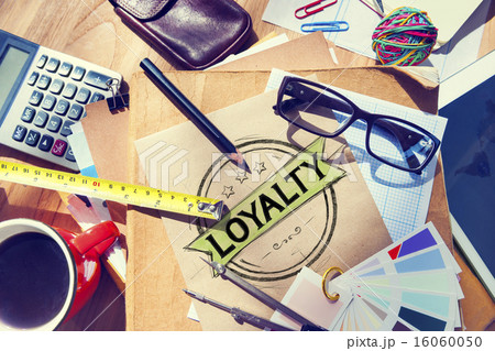 Loyalty Values Honesty Integrity Honest Concept 16060050