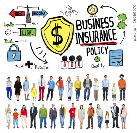 Business Insurance Policy Guard Safety Security Concept Business Insurance Policy Guard Safety Security Concept 16060076