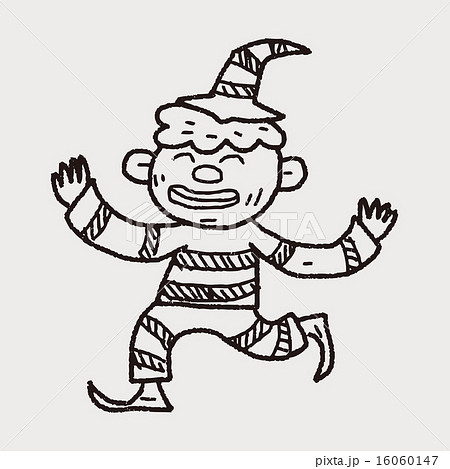 clown doodle drawing 16060147