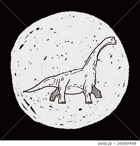 Brontosaurus dinosaur doodle Brontosaurus dinosaur doodle 16060488