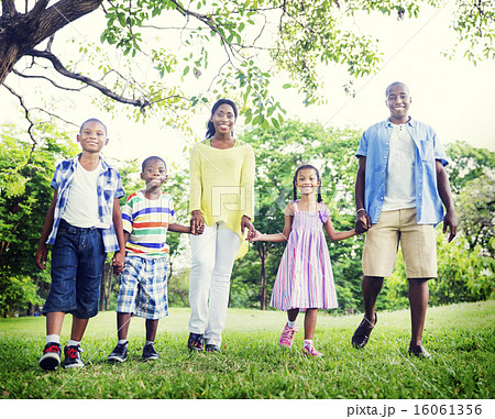 African Family Happiness Holiday Vacation Activity Concept African Family Happiness Holiday Vacation Activity Concept 16061356