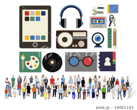 Media Movies Radio Music Tools Concept 16062183