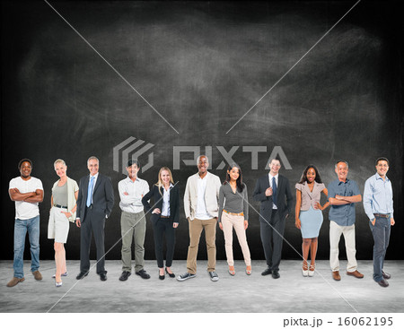 Group of Diverse Community Cheerful People Concept 16062195