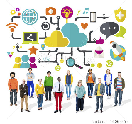 Social Media Social Networking Connection Data Storage Concept Social Media Social Networking Connection Data Storage Concept 16062455