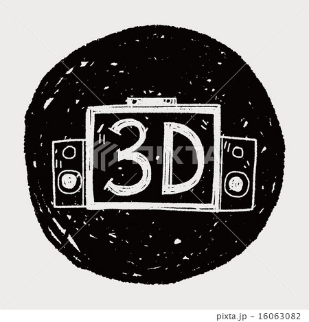3d tv doodle 16063082