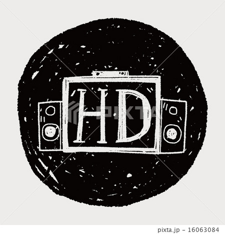 HD TV doodle 16063084