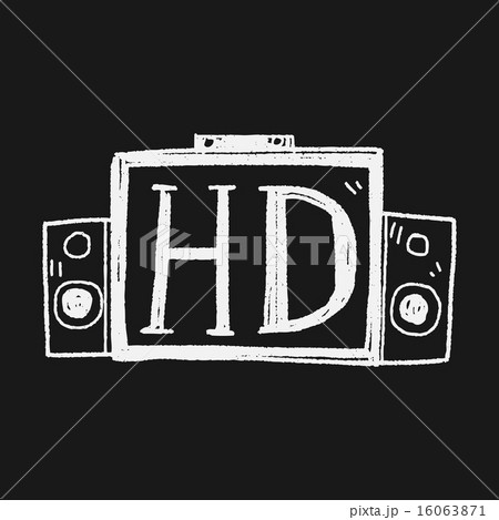 HD TV doodle 16063871