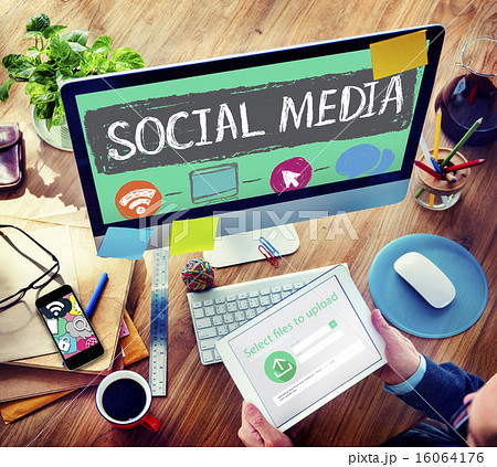Social Media Social Networking Technology Connection Concept Social Media Social Networking Technology Connection Concept 16064176